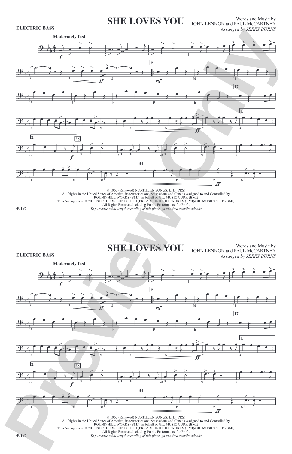 She Loves You: Electric Bass