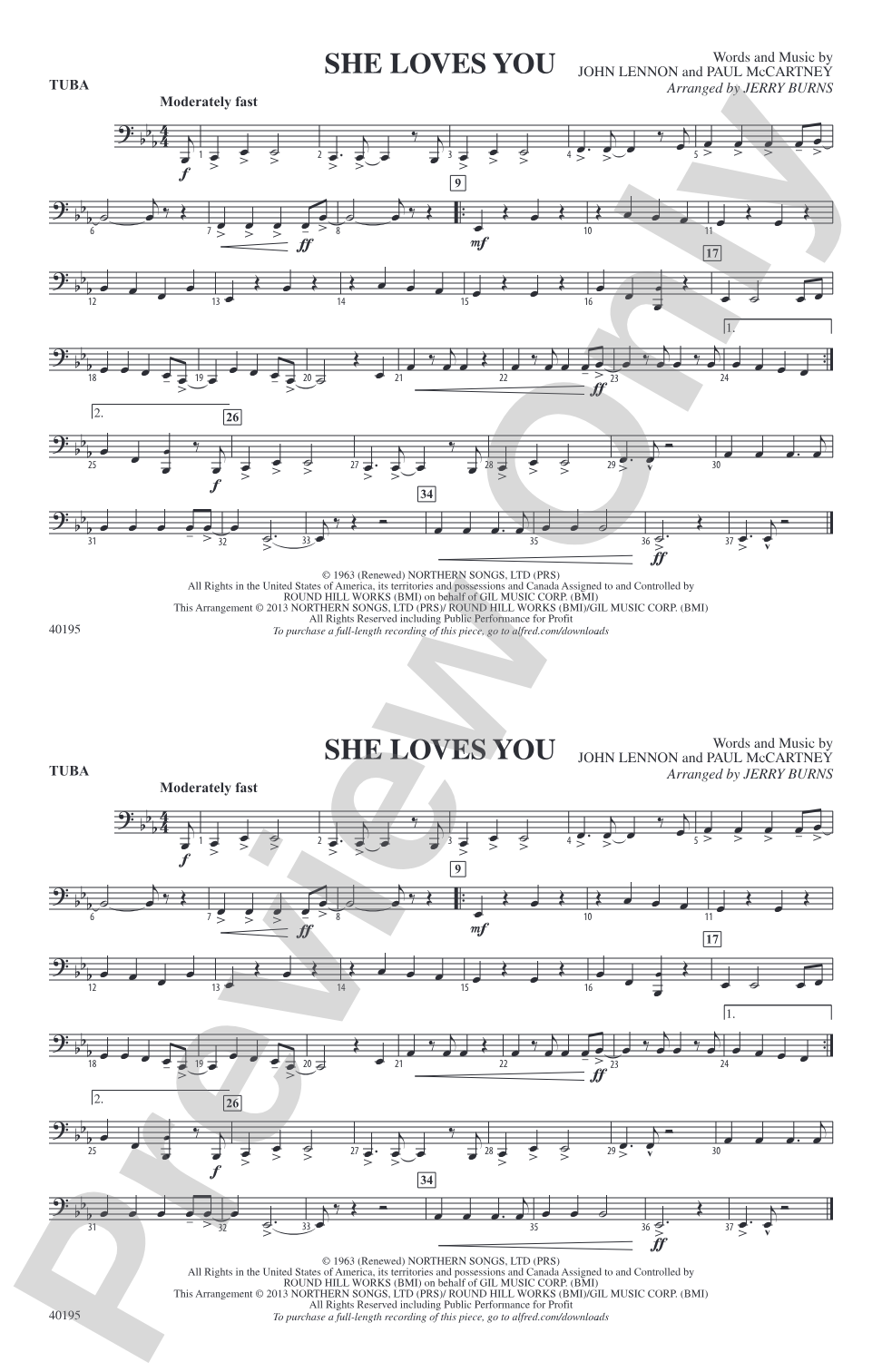 She Loves You: Tuba