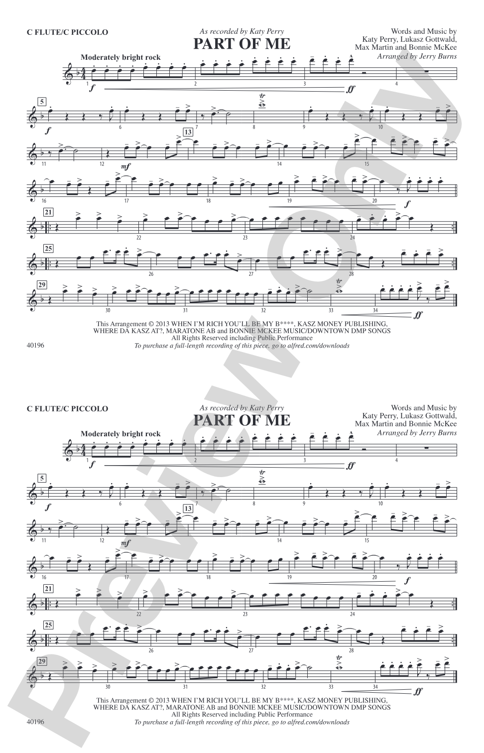 Part of Me: Flute