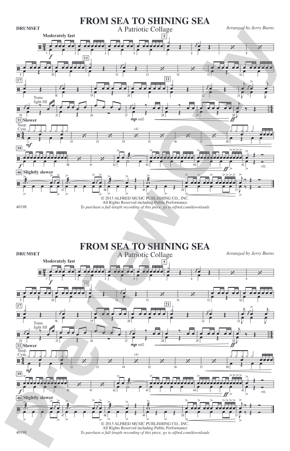 From Sea to Shining Sea: Drumset