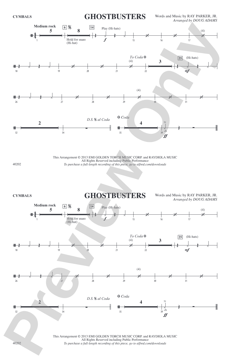 Ghostbusters: Cymbals