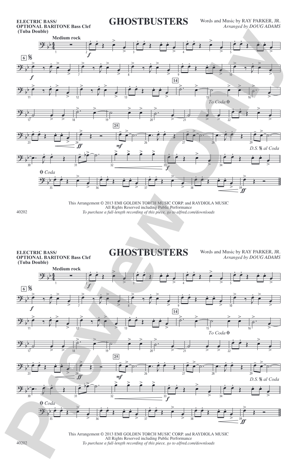 Ghostbusters: Electric Bass