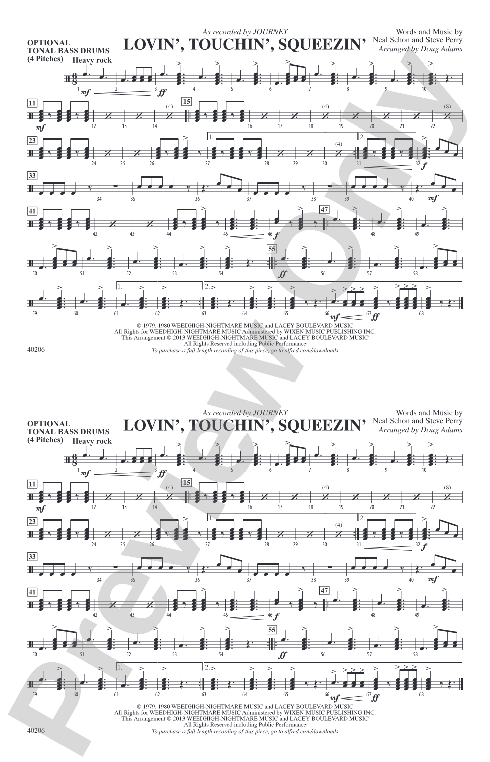 Lovin', Touchin', Squeezin': Tonal Bass Drum