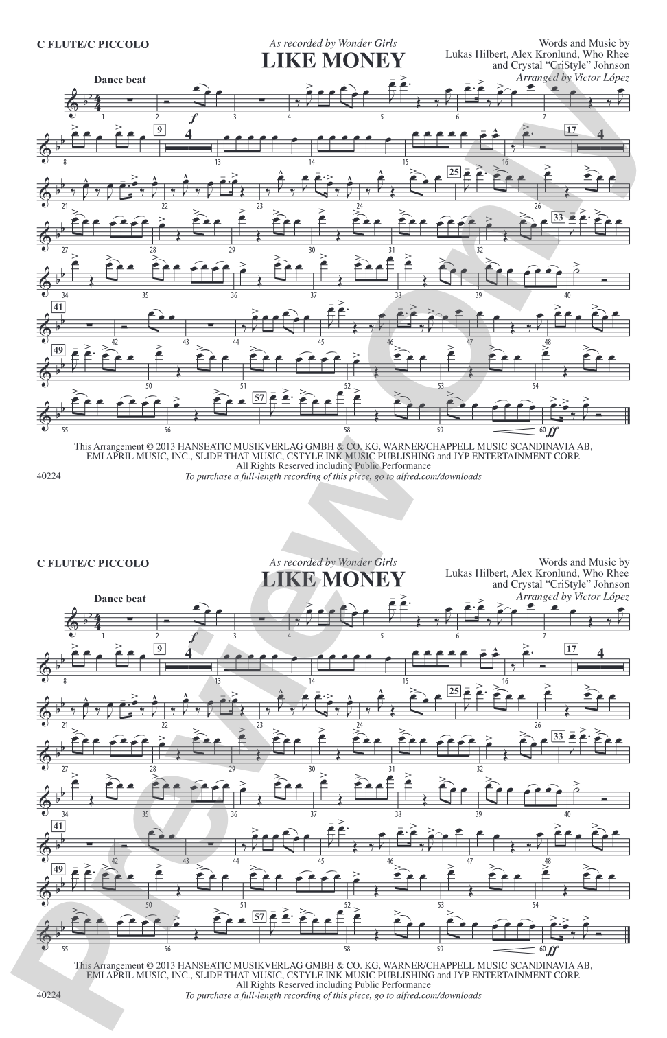 Like Money: Flute