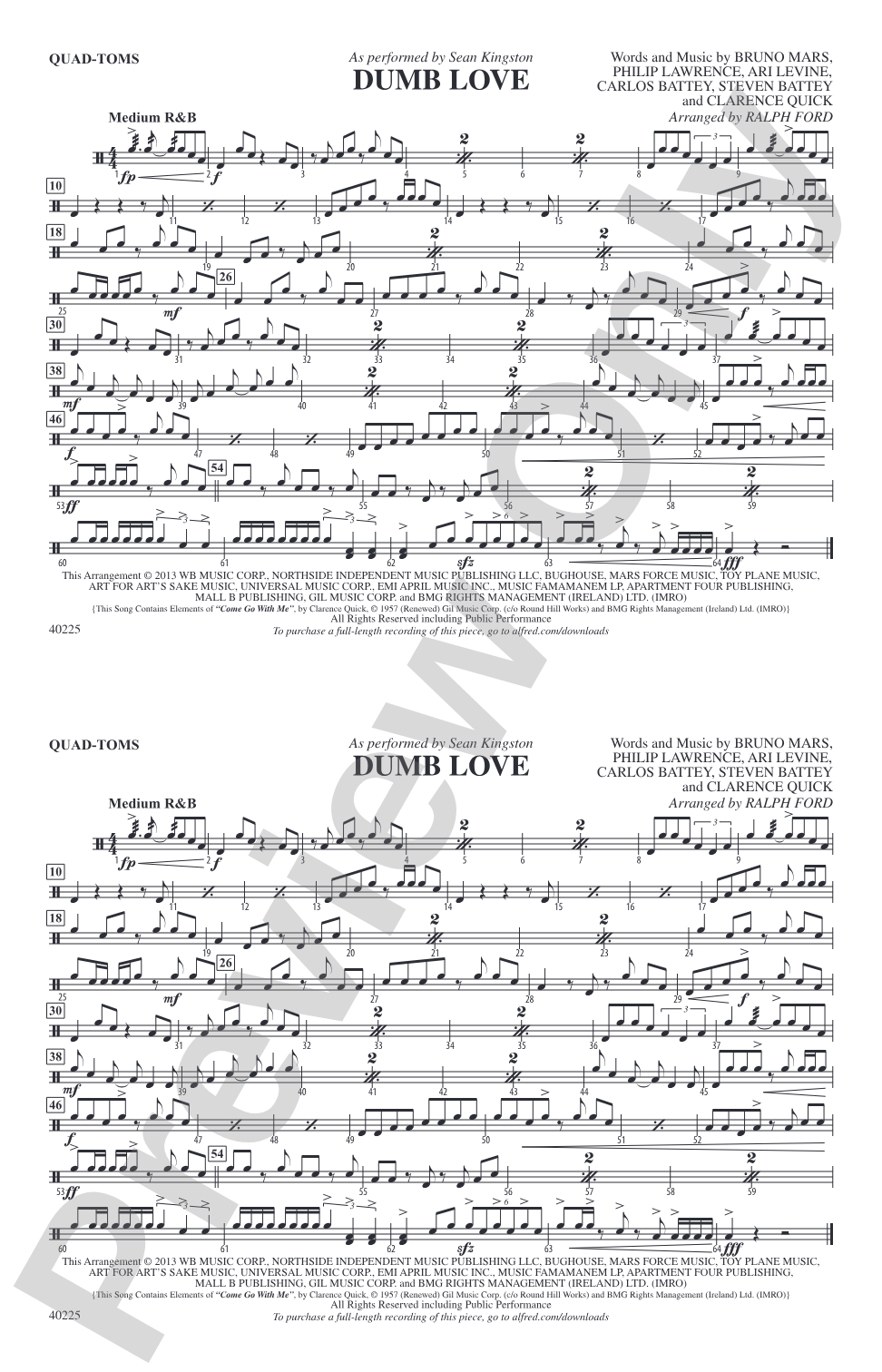 Dumb Love: Quad-Toms