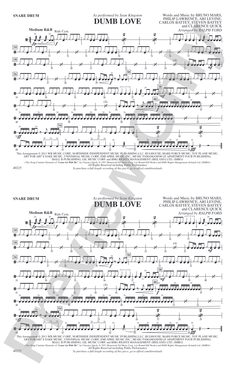 Dumb Love: Snare Drum