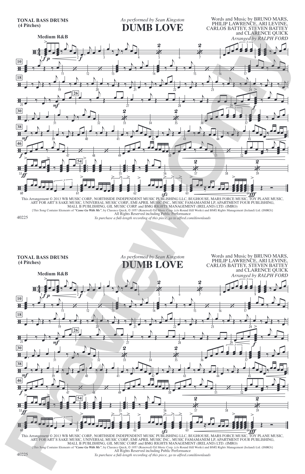 Dumb Love: Tonal Bass Drum