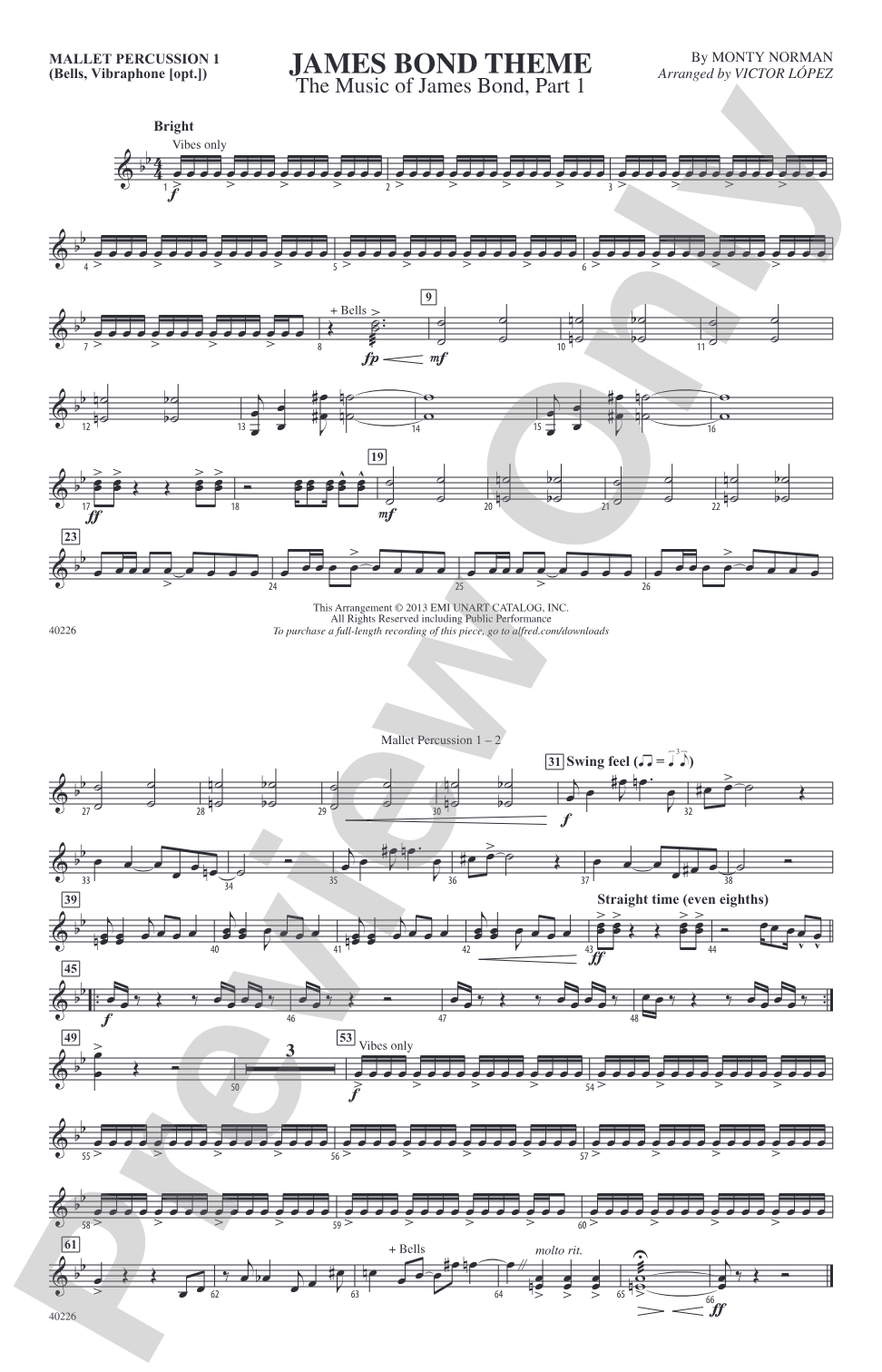 James Bond Theme: Mallets