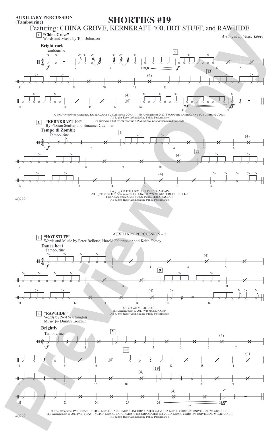 Shorties #19: Auxiliary Percussion