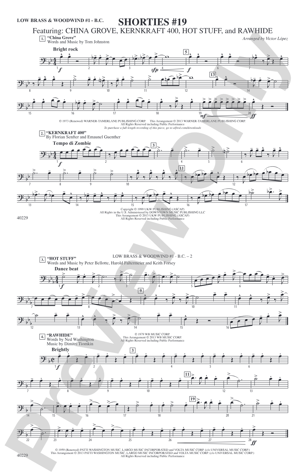 Shorties #19: Low Brass & Woodwinds #1 - Bass Clef