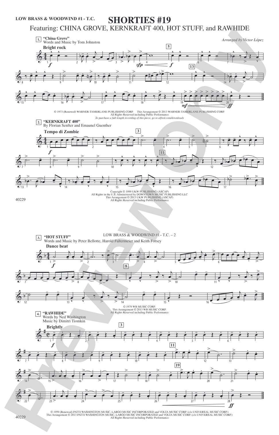 Shorties #19: Low Brass & Woodwinds #1 - Treble Clef
