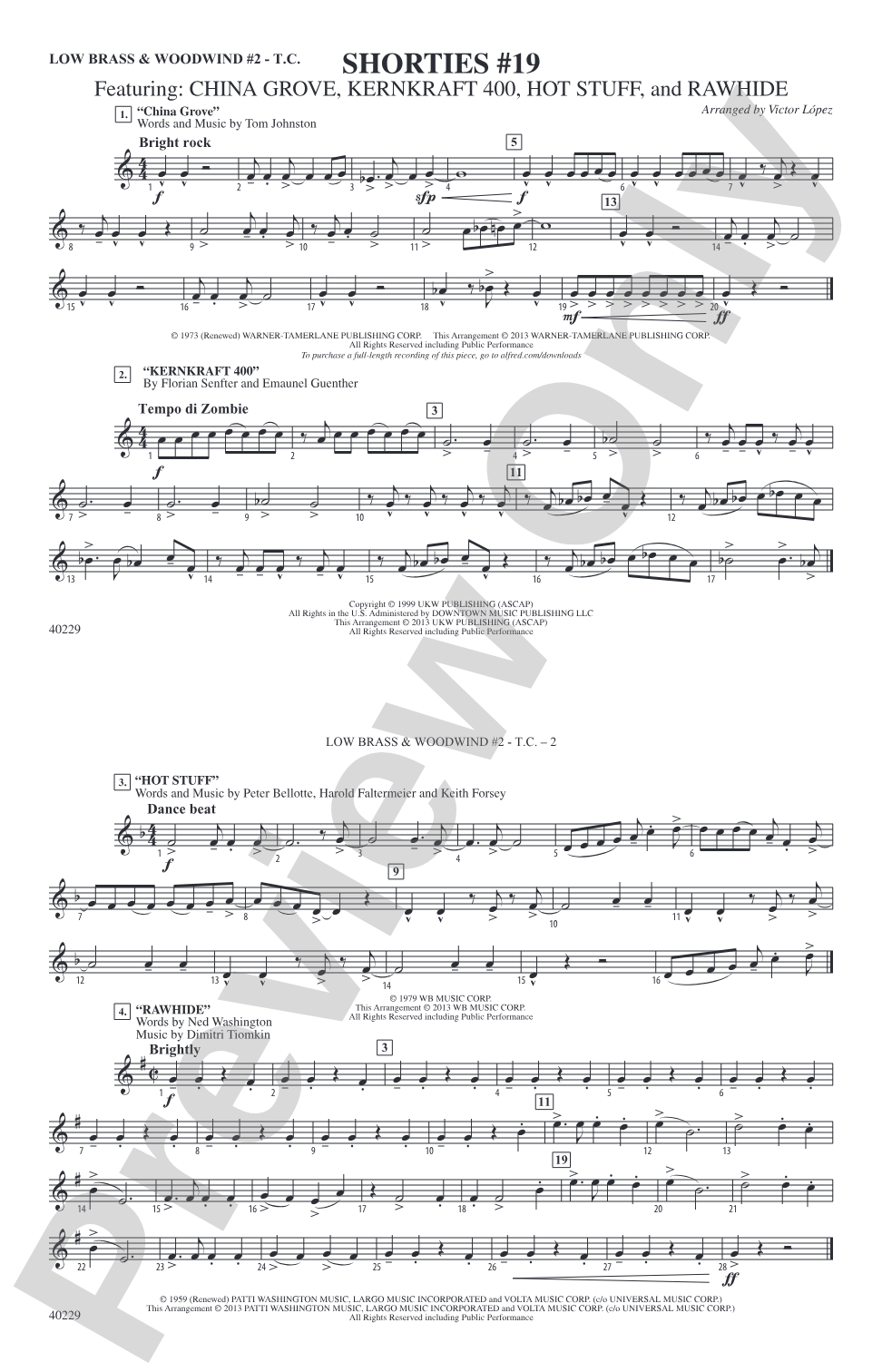 Shorties #19: Low Brass & Woodwinds #2 - Treble Clef