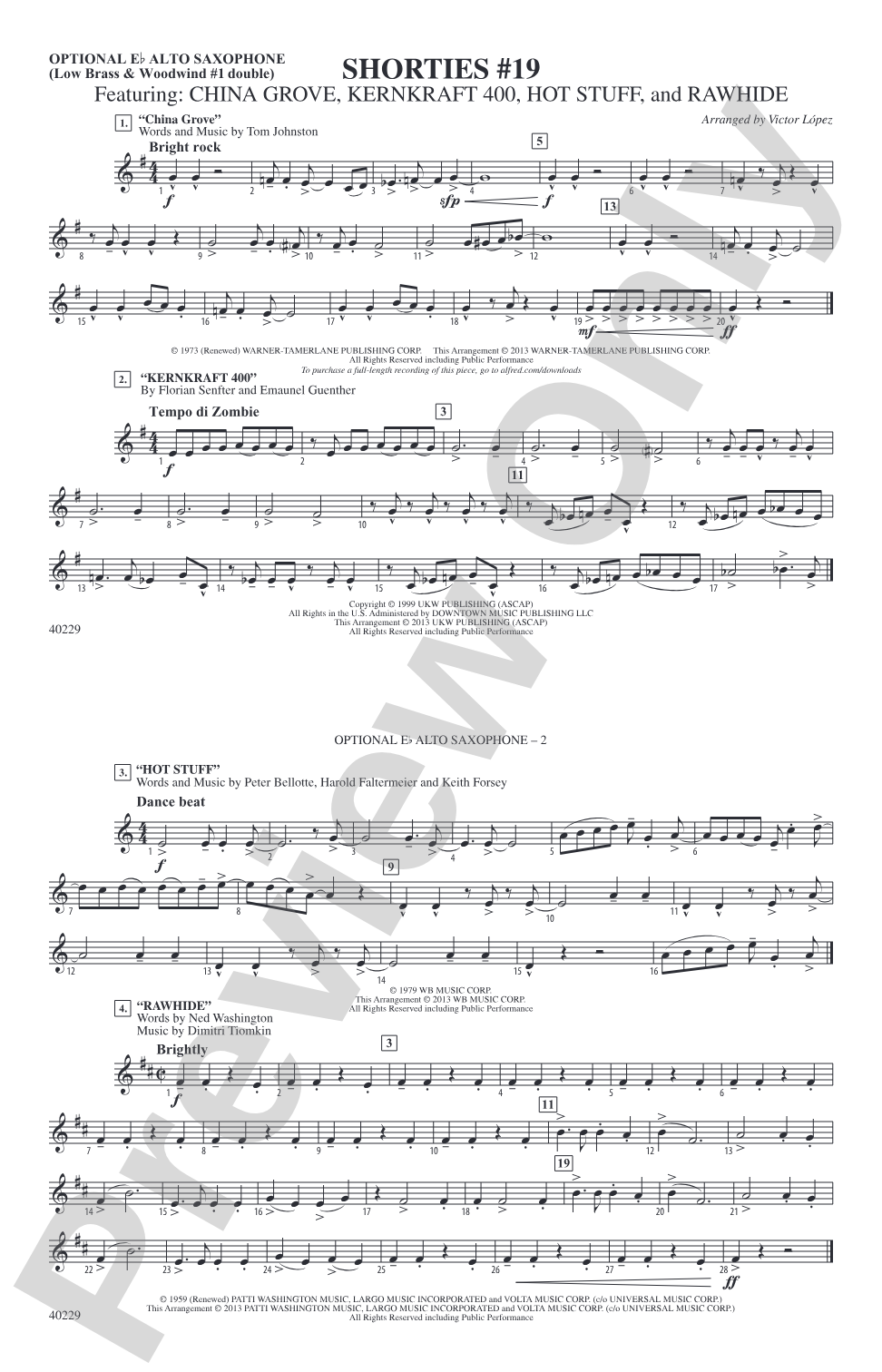 Shorties #19: Optional Alto Sax