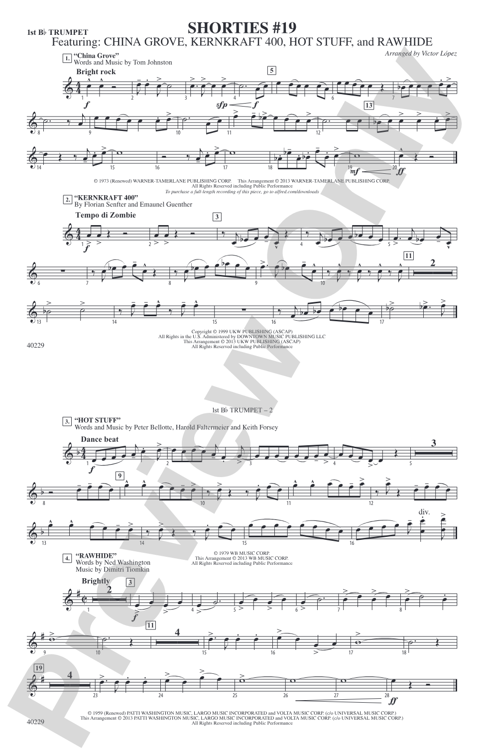 Shorties #19: 1st B-flat Trumpet