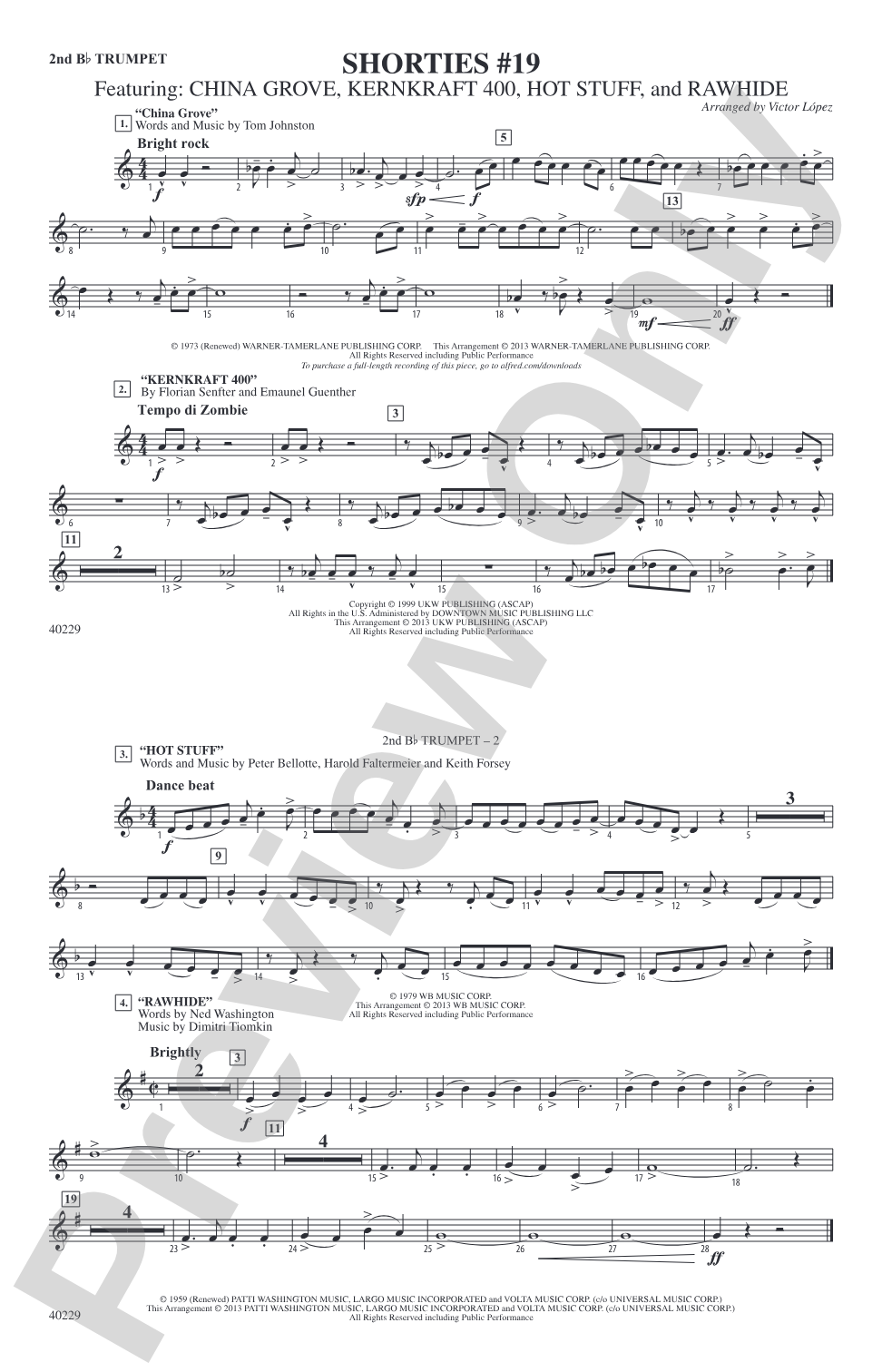 Shorties #19: 2nd B-flat Trumpet