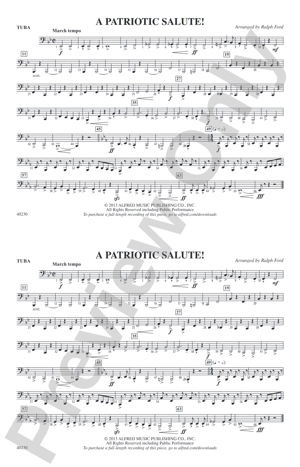 A Patriotic Salute!: Tuba