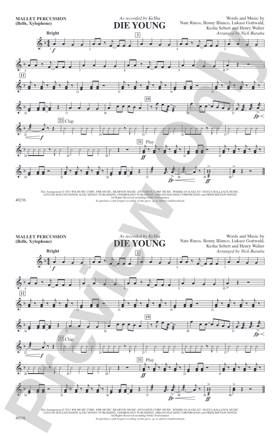 Die Young: Mallets