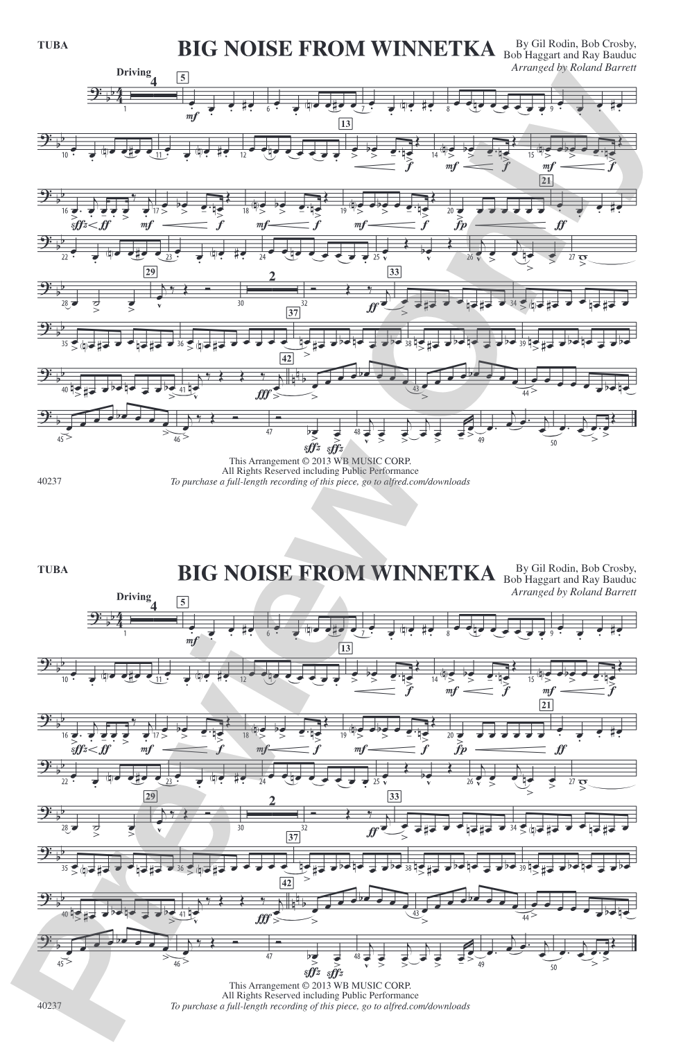 Big Noise from Winnetka: Tuba