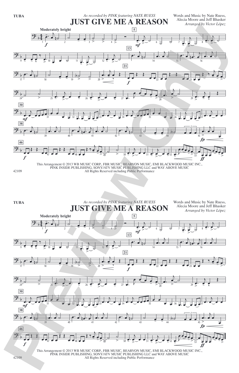 Just Give Me a Reason: Tuba