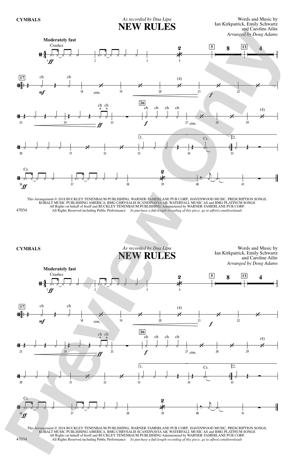 New Rules: Cymbals