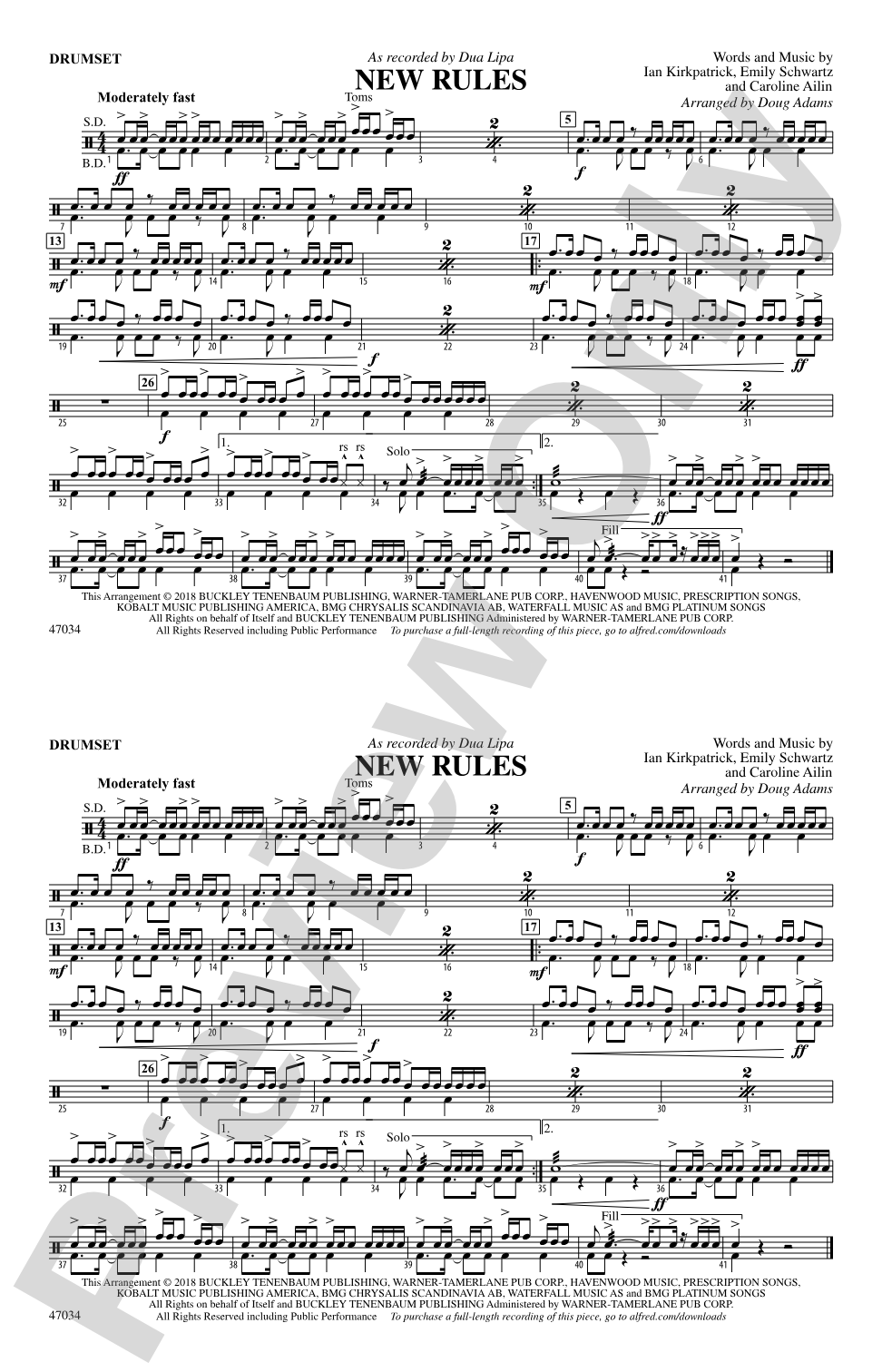 New Rules: Drums