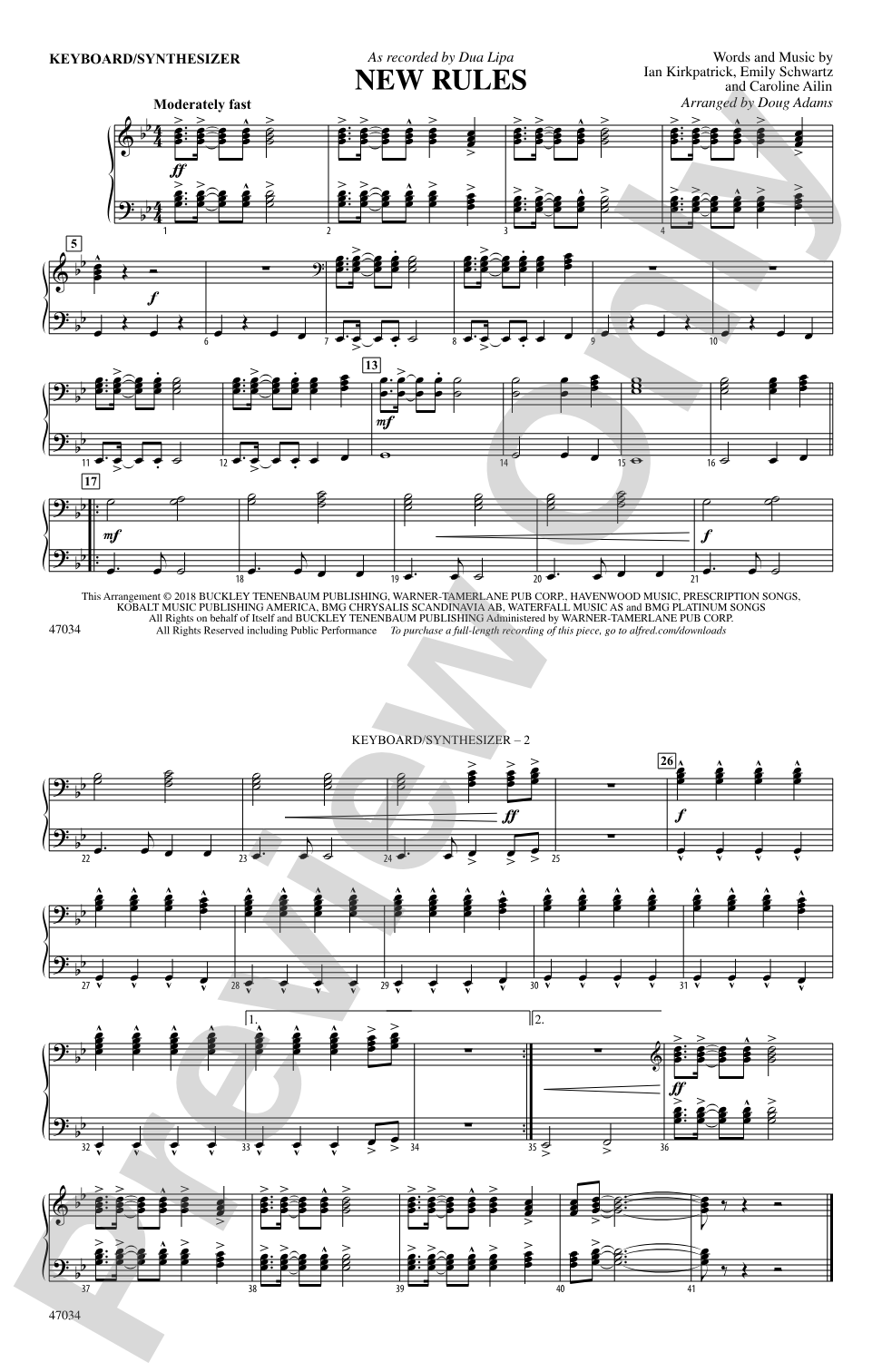 New Rules: Piano Accompaniment