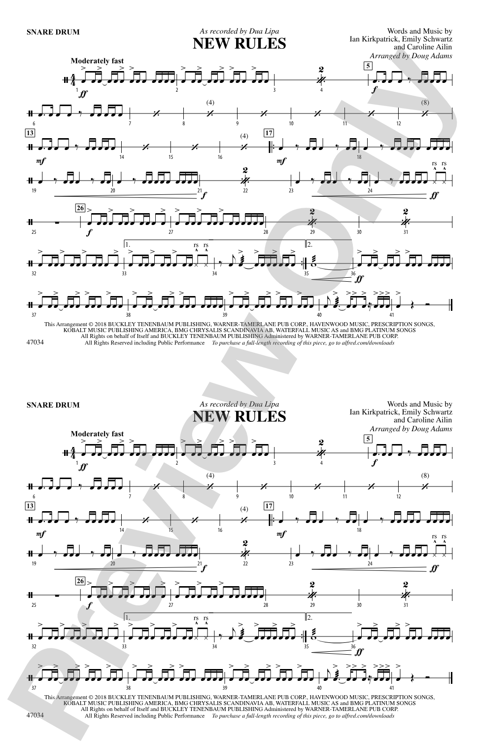 New Rules: Snare Drum