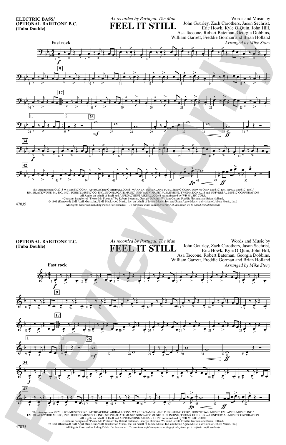 Feel It Still: Electric Bass