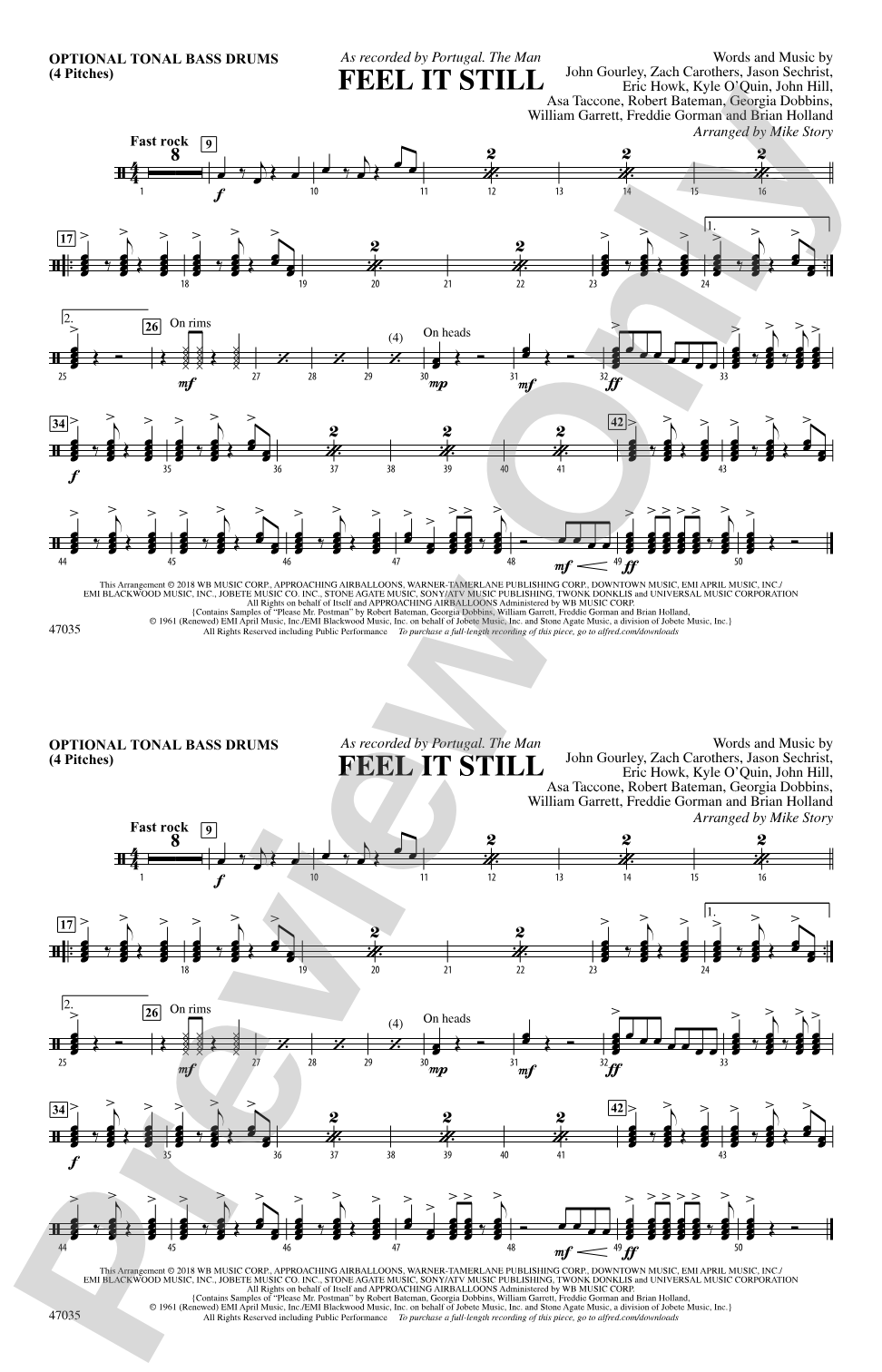 Feel It Still: Tonal Bass Drum