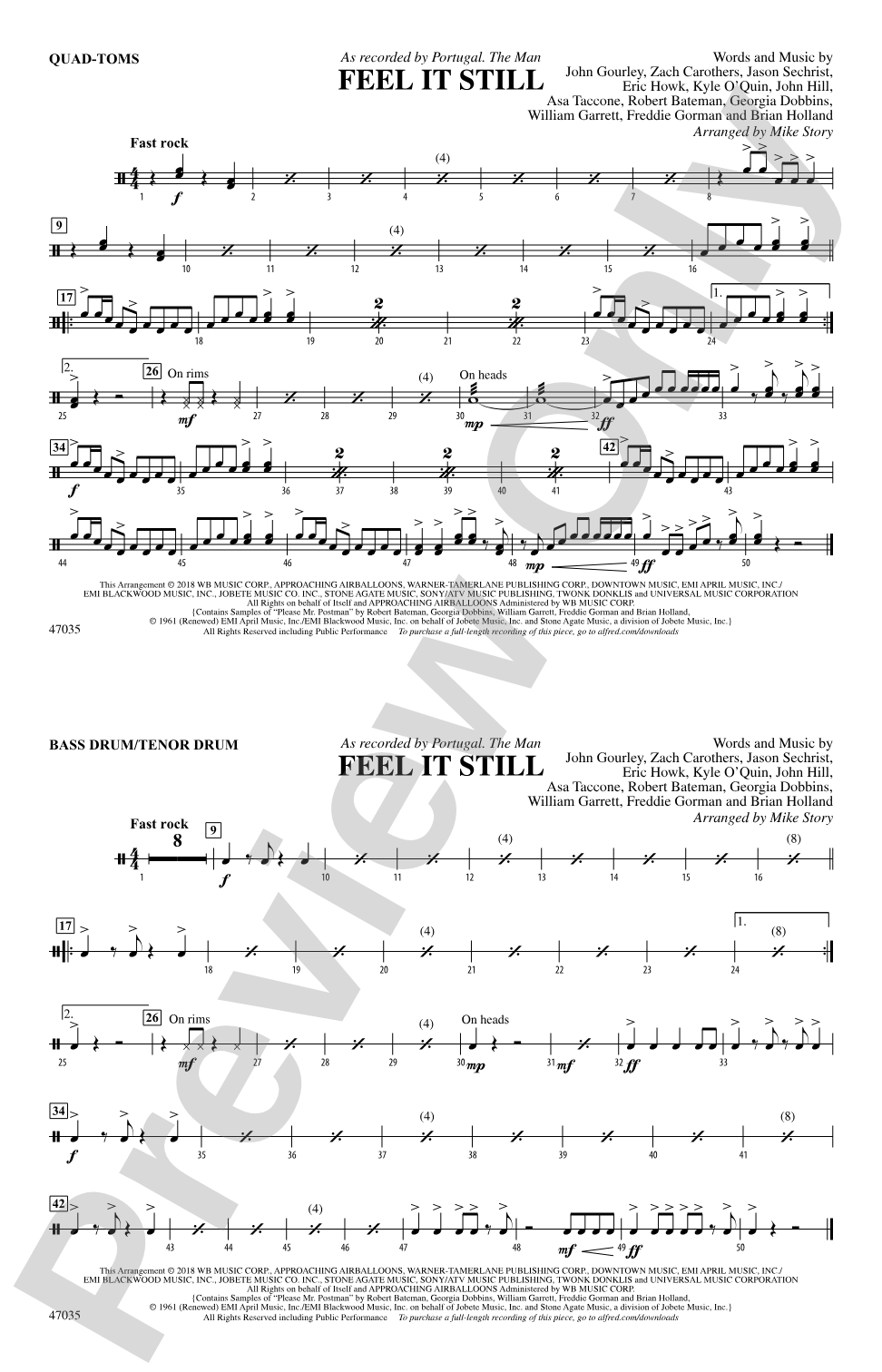 Feel It Still: Quad-Toms