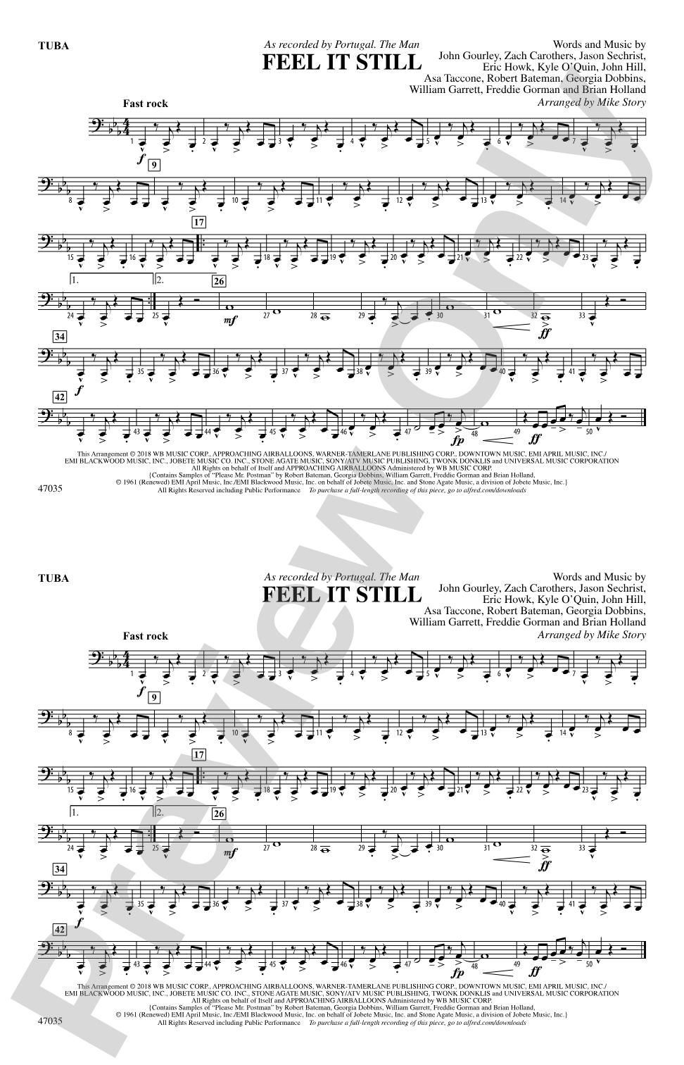 Feel It Still: Tuba