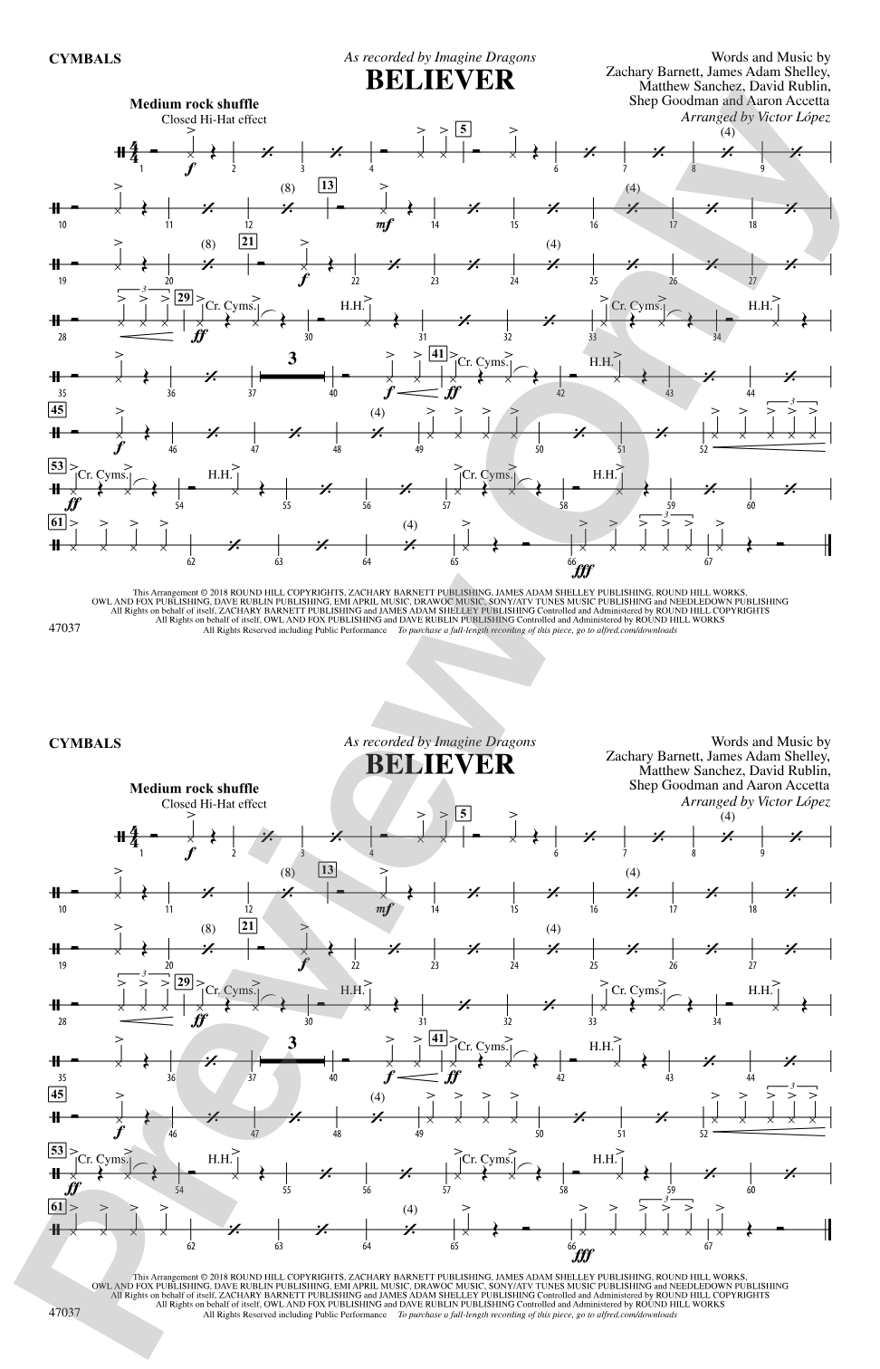 Believer: Cymbals