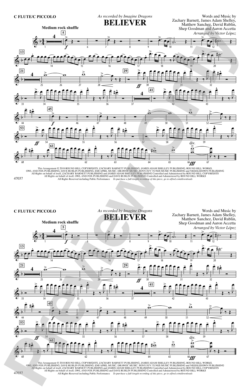 Believer: Flute