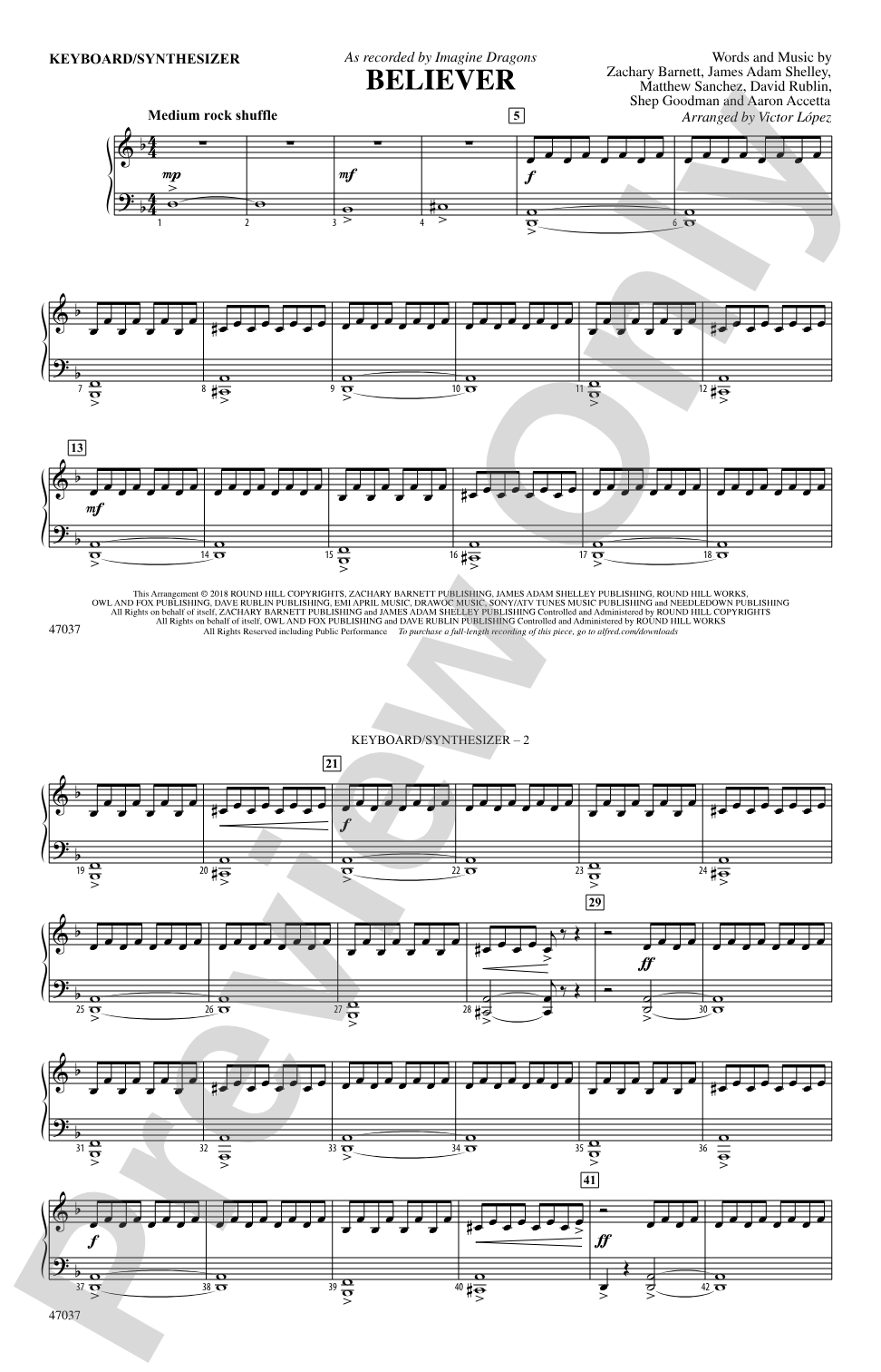 Believer: 1st Keyboard