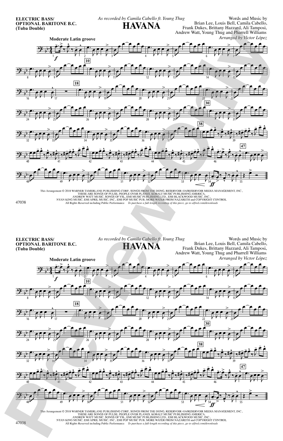 Havana: Electric Bass
