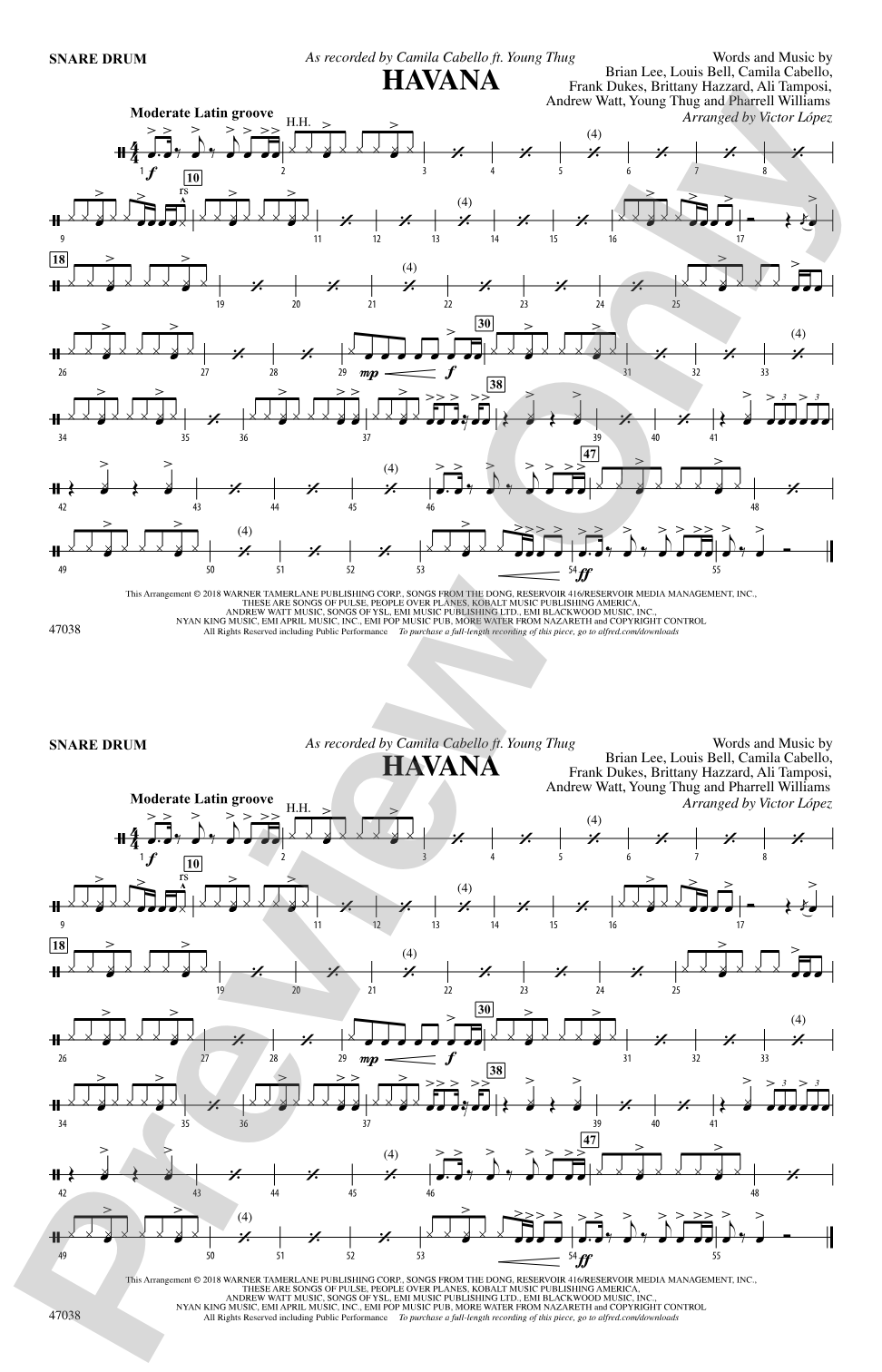 Havana: Snare Drum