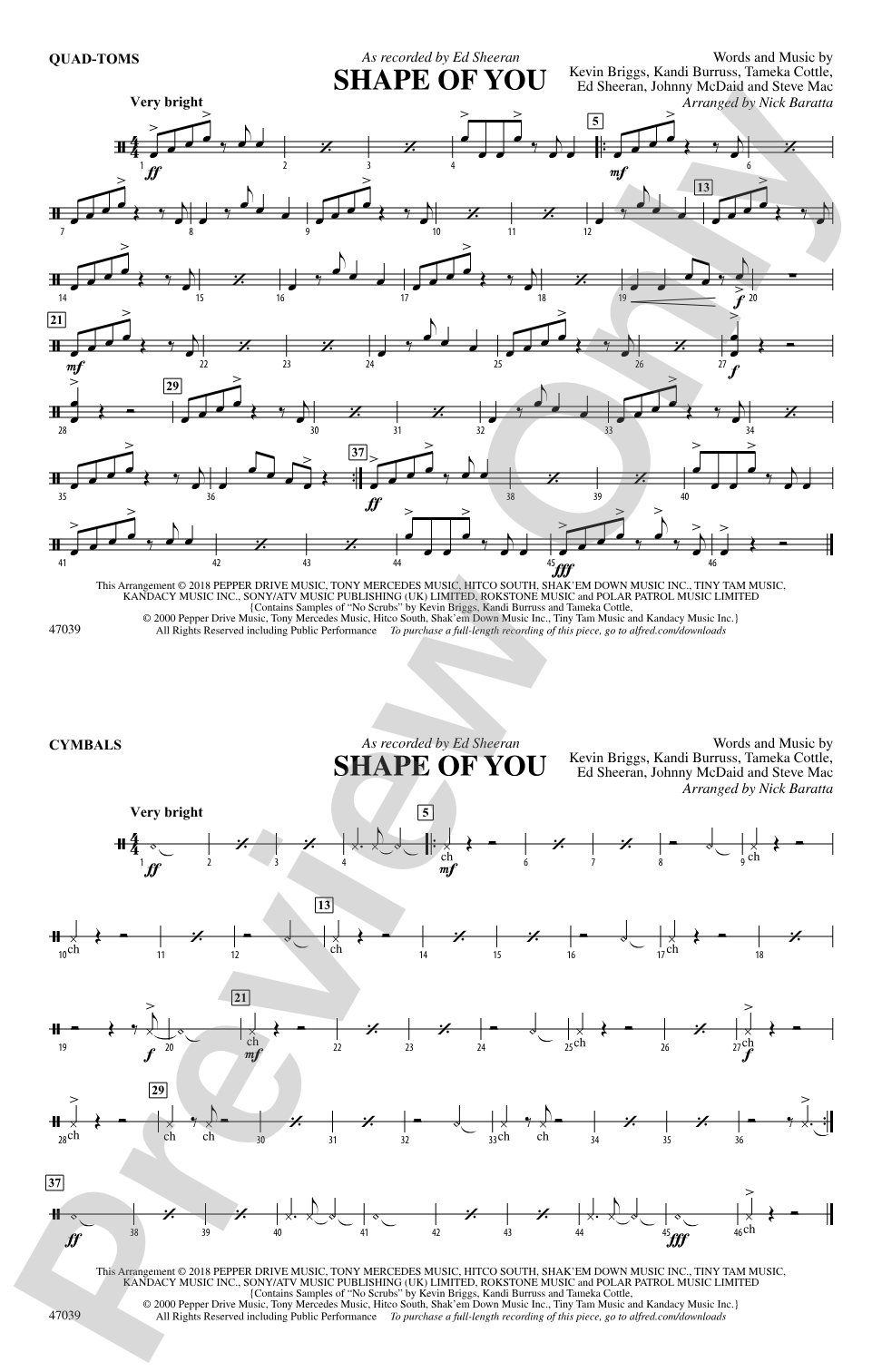 Shape of You: Quad-Toms