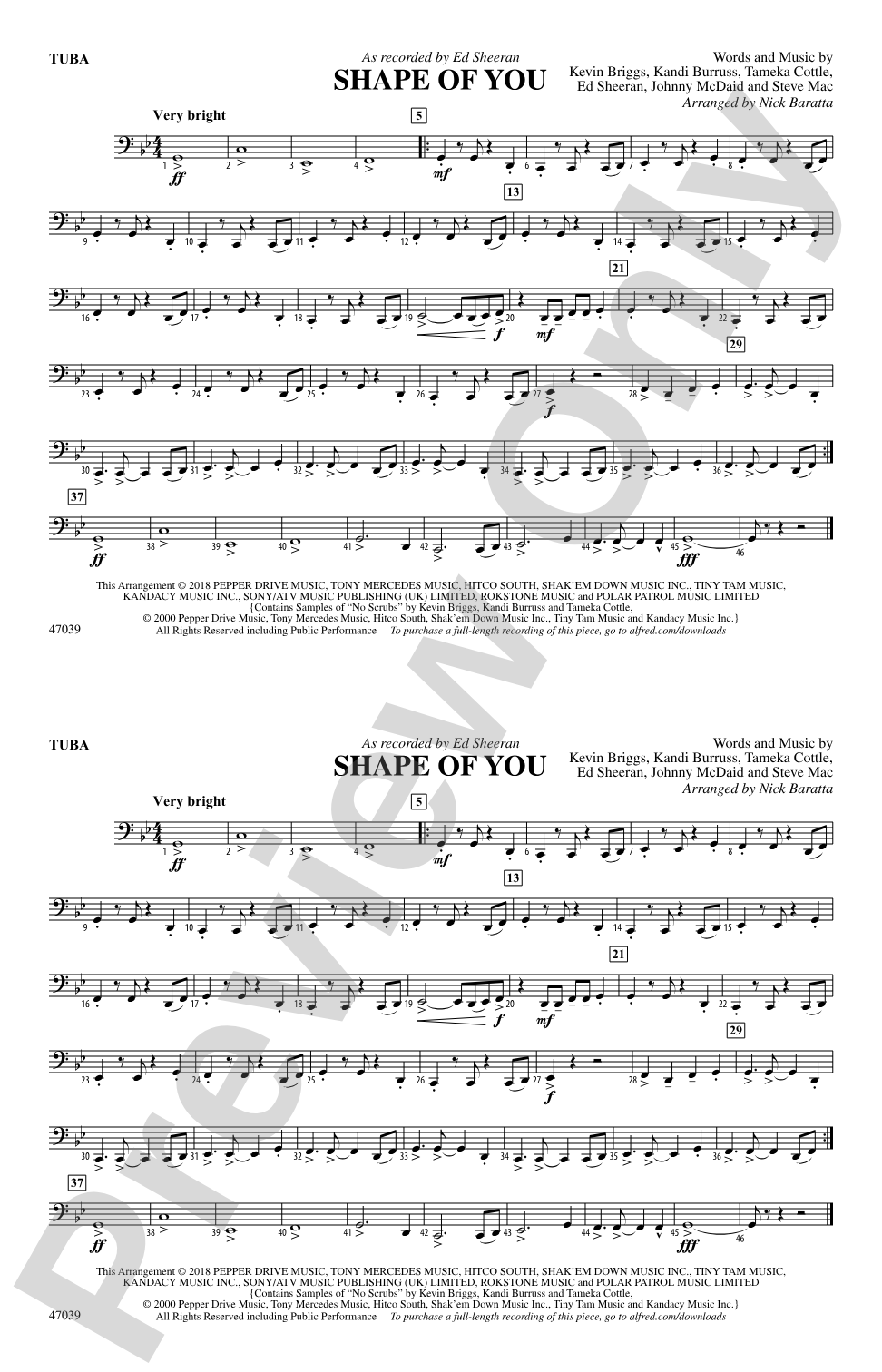 Shape of You: Tuba