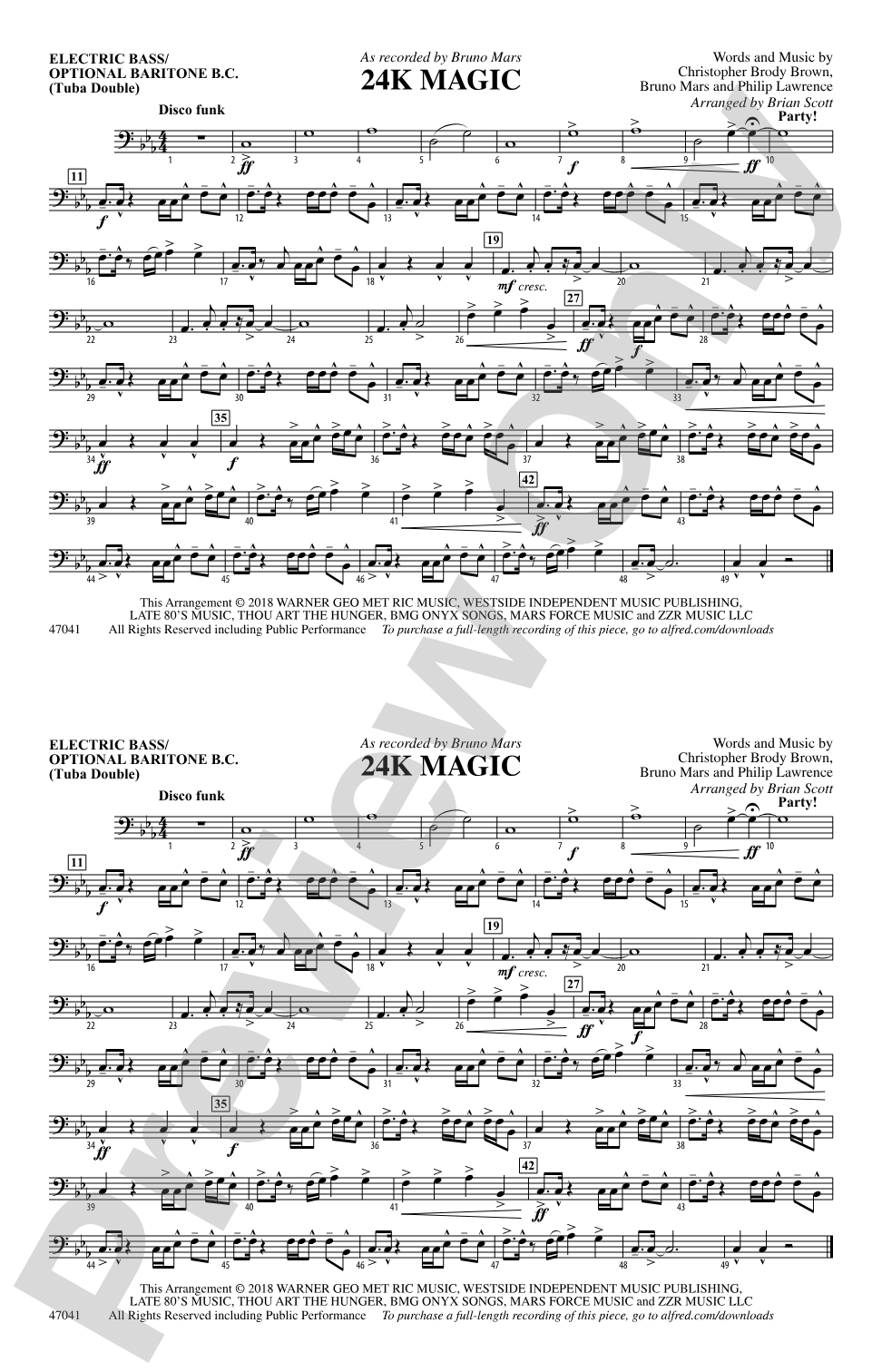 24K Magic: Electric Bass