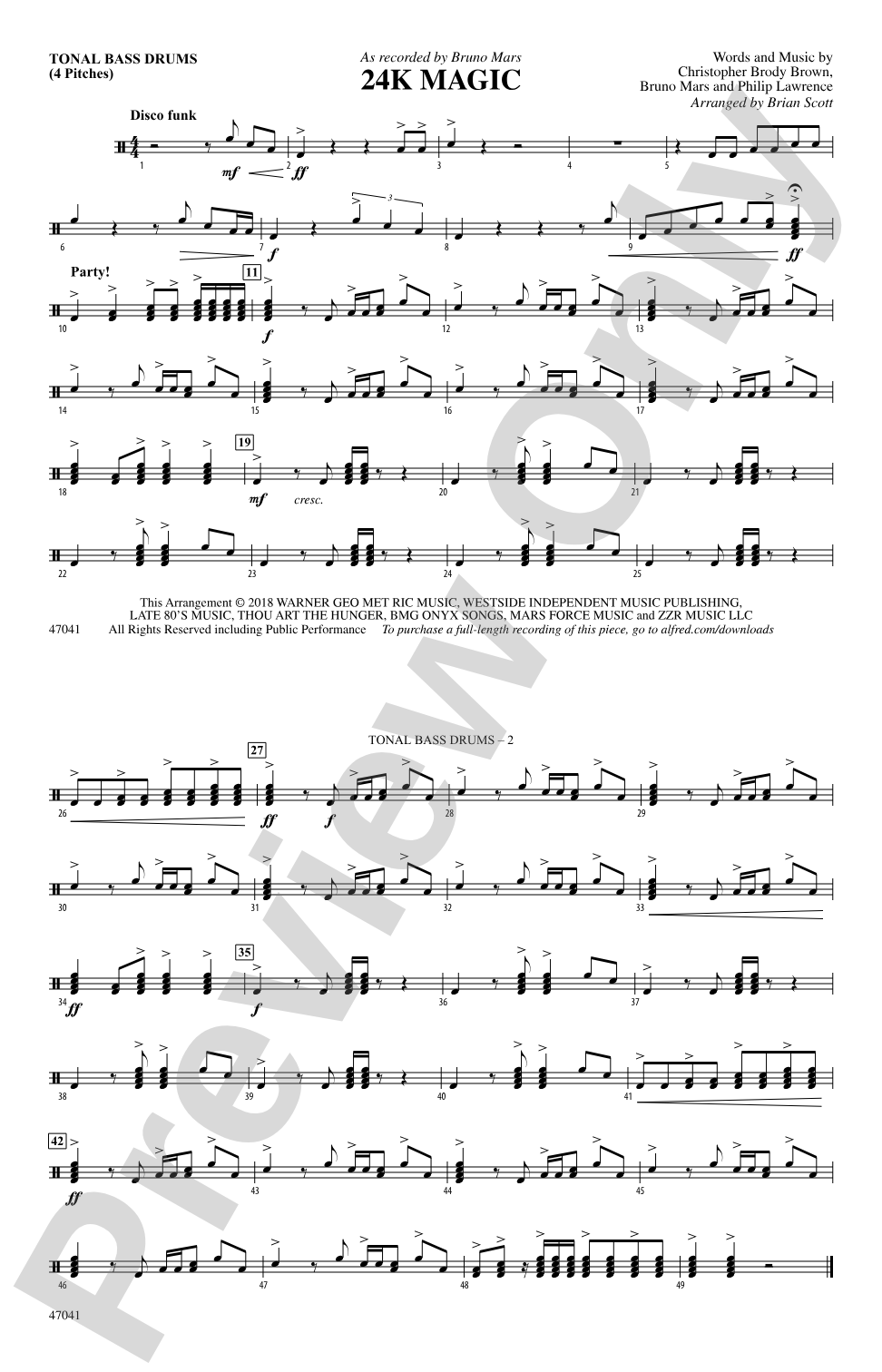 24K Magic: Tonal Bass Drum