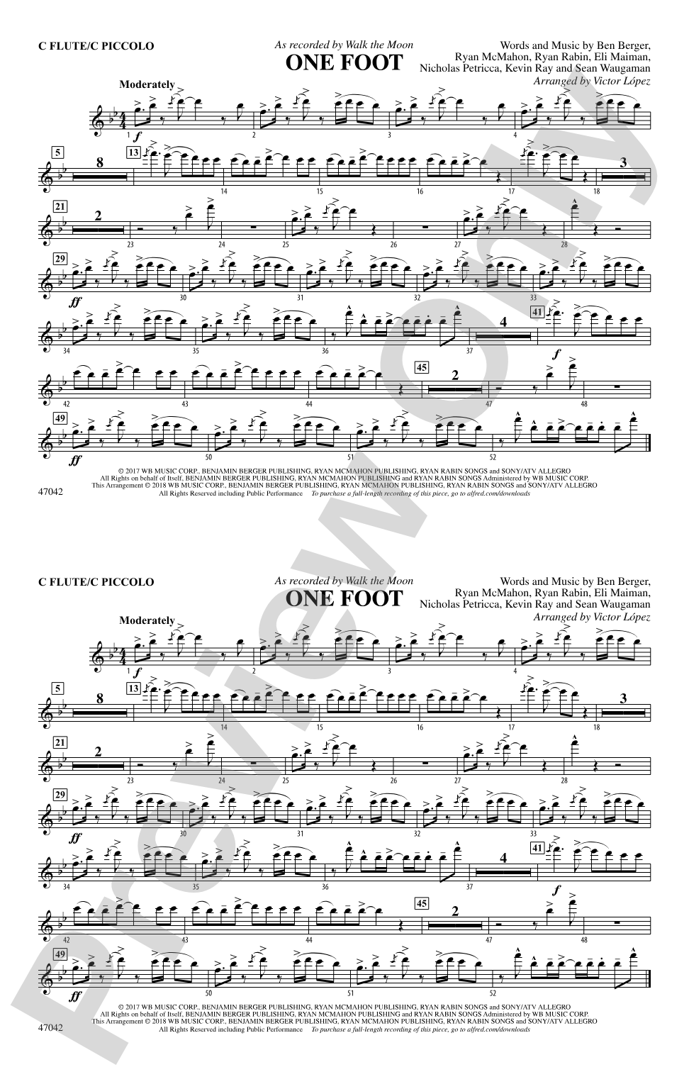 One Foot: Flute