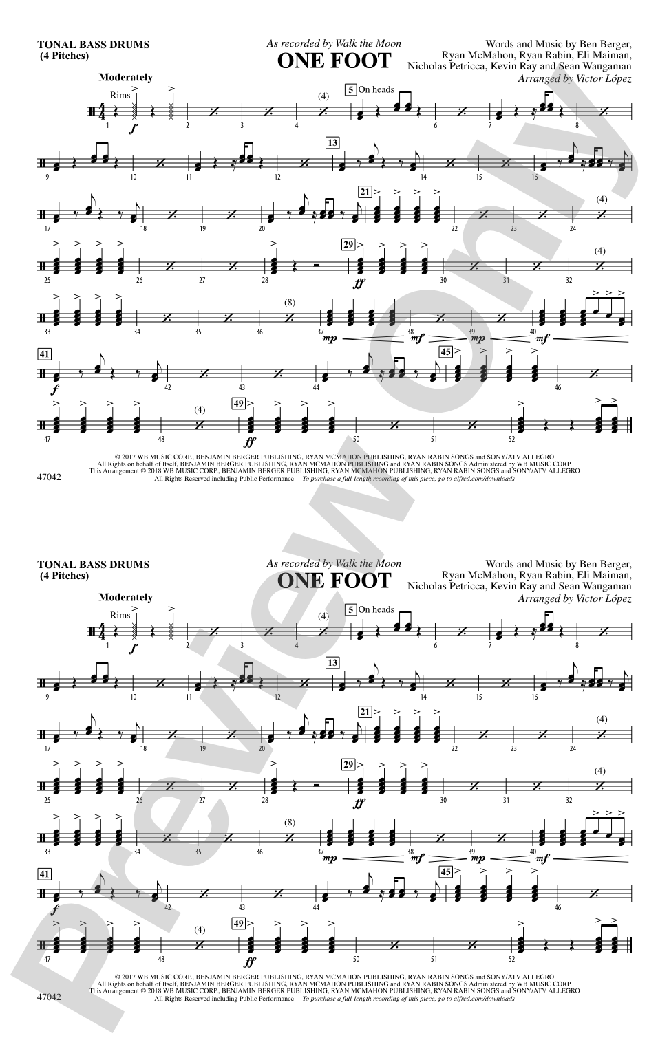 One Foot: Tonal Bass Drum