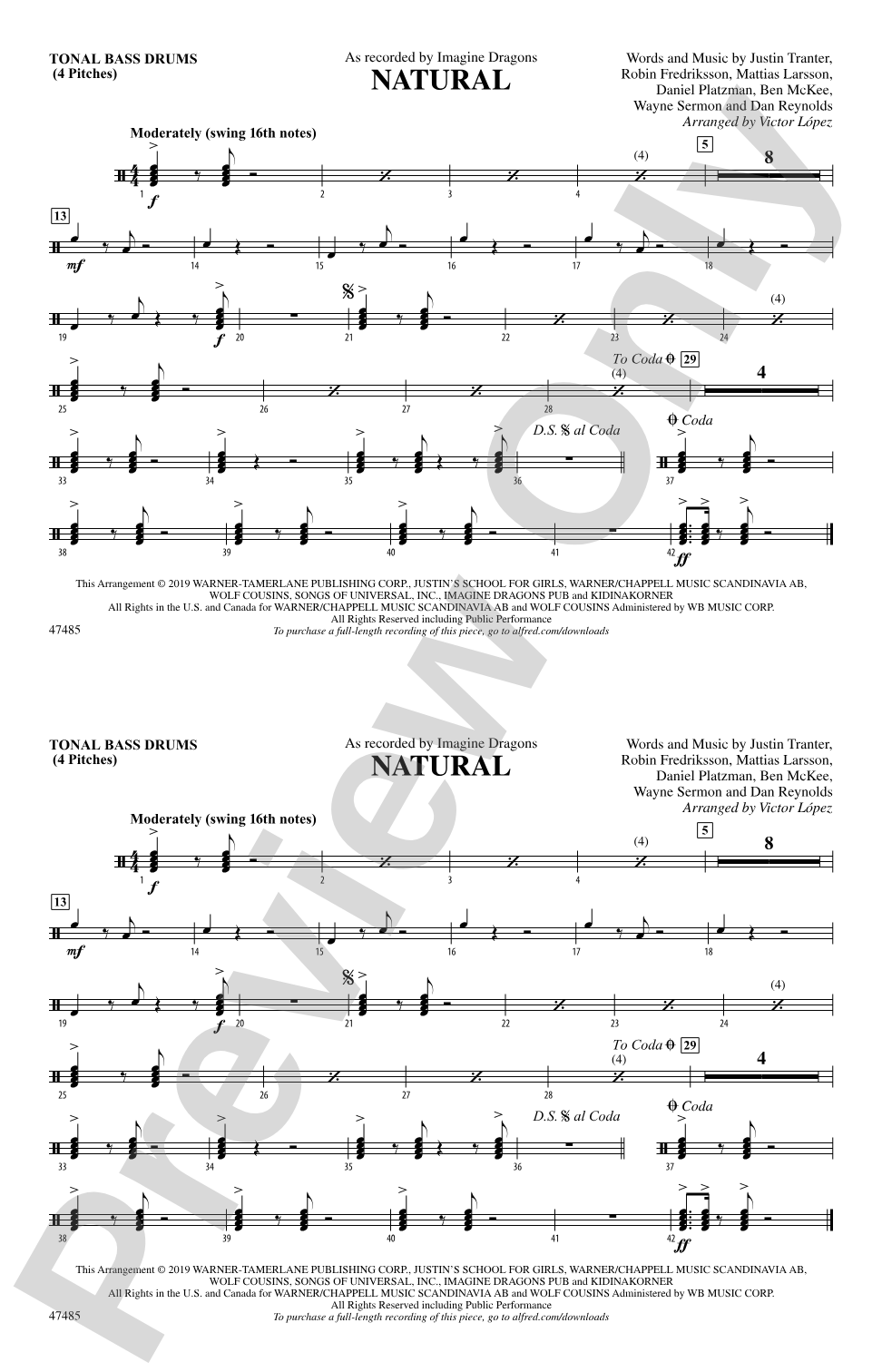 Natural: Tonal Bass Drum