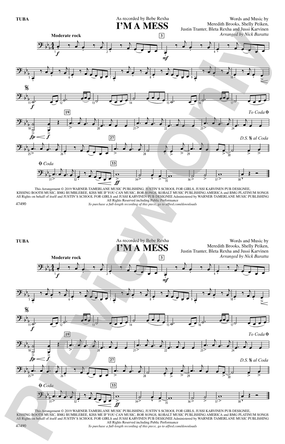 I'm a Mess: Tuba