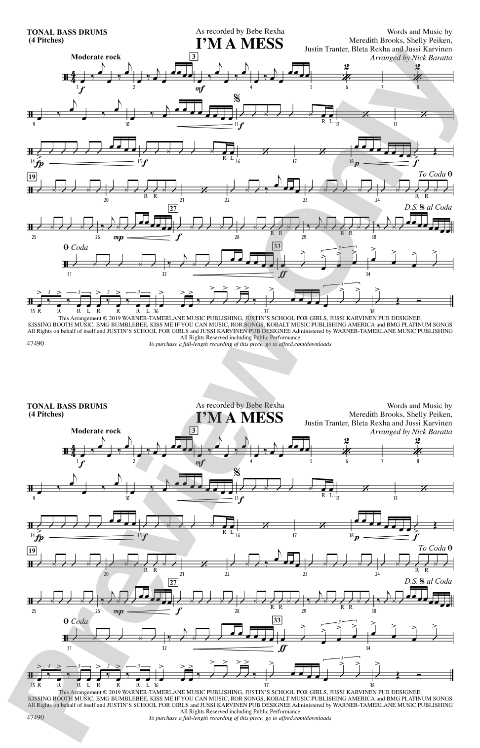 I'm a Mess: Tonal Bass Drum