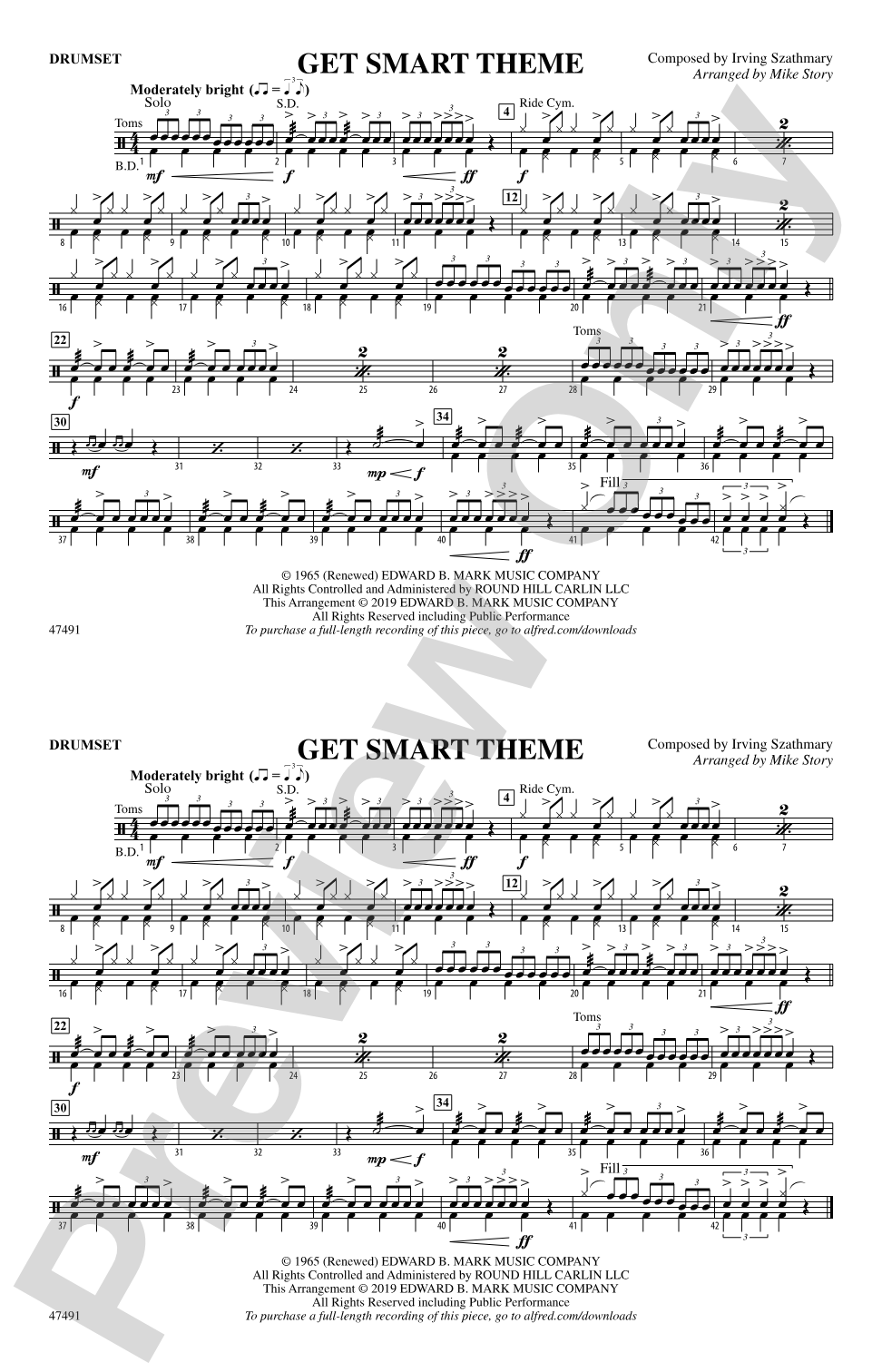 Get Smart Theme: Drums