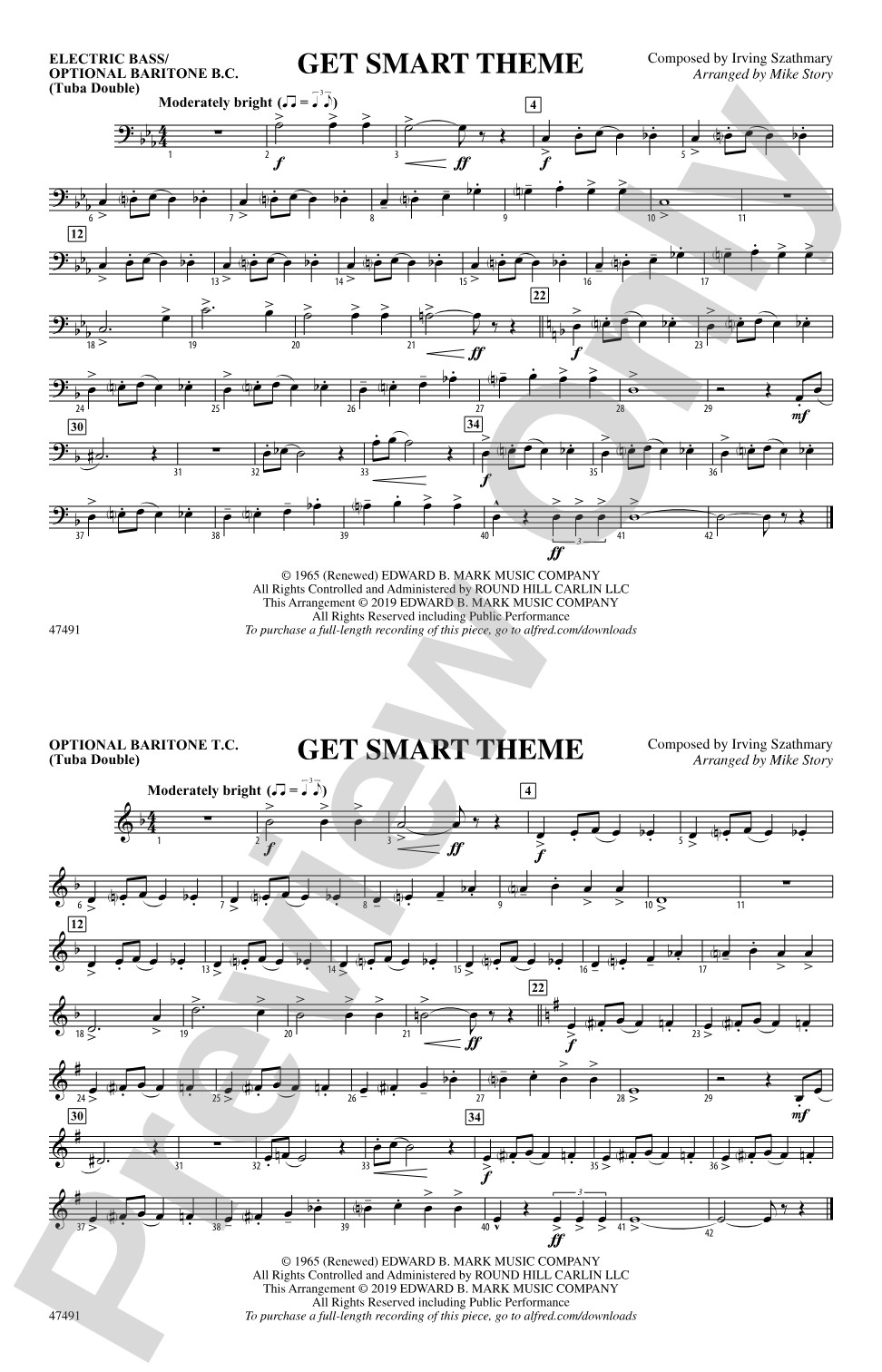 Get Smart Theme: Electric Bass