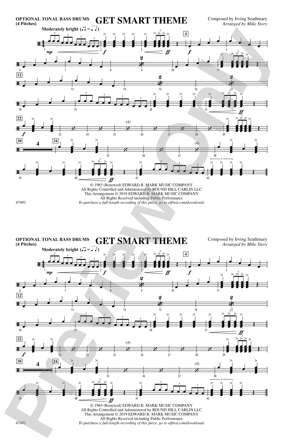 Get Smart Theme: Tonal Bass Drum