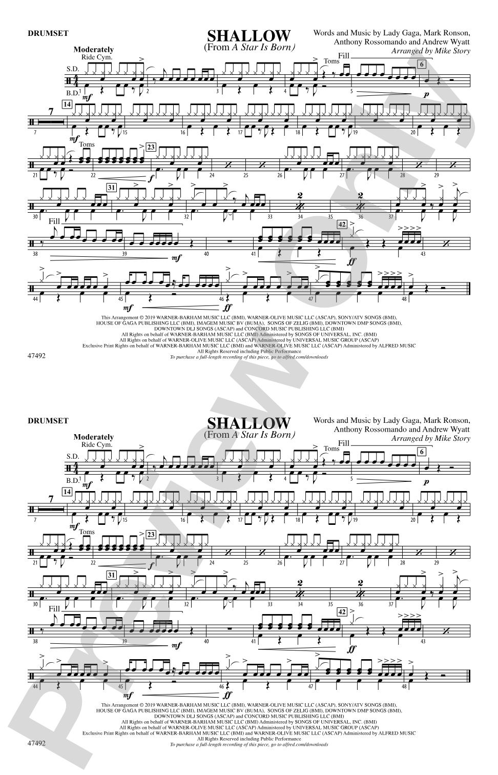Shallow: Drums
