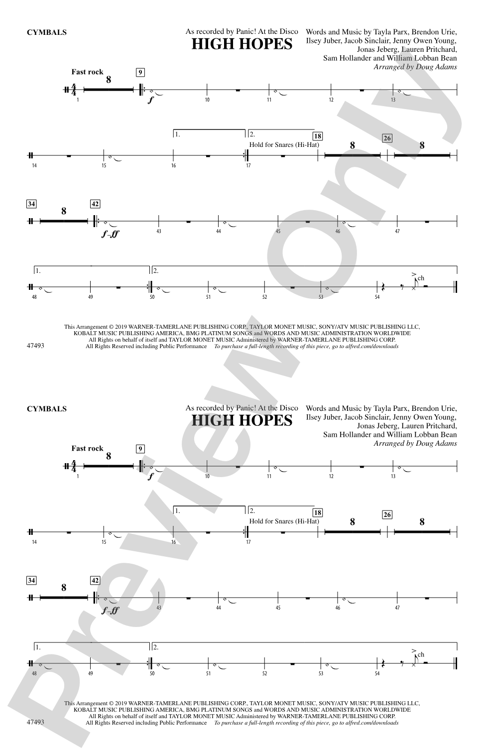 High Hopes: Cymbals